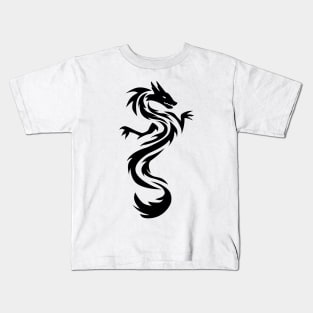 Tribal Chinese Dragon Tattoo Kids T-Shirt